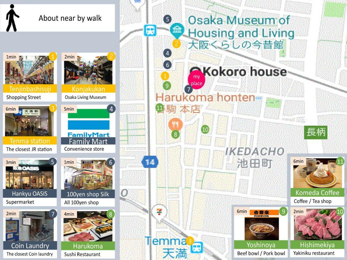วันหยุดที่บ้าน Kokoro House โอซาก้า